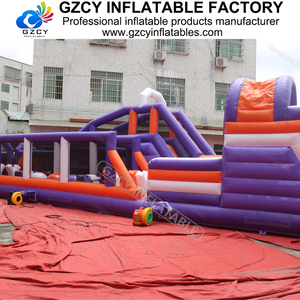 Venta caliente carrera de obstáculos inflable para adultos equipo de patio interior - Product Image 6