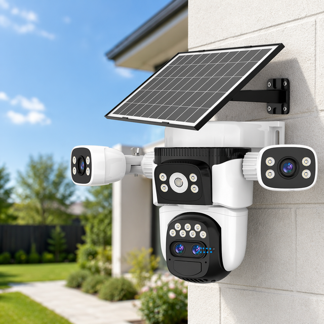 12MP 10x Optical Zoom PTZ Camera with Human Motion Tracking WiFi IP66 Waterproof Two-Way Audio Night Vision Pan-Tilt CMOS Sensor