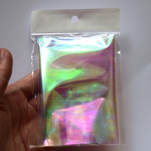 11X50cm leurre de pêche à <span class=keywords><strong>la</strong></span> <span class=keywords><strong>mouche</strong></span> en plastique arc-en-ciel Flash <span class=keywords><strong>Film</strong></span> de peau de poisson pour Sabiki Rig Assist crochet <span class=keywords><strong>mouche</strong></span> attachant le matériel d'aile - Product Image 3