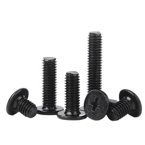 Đen Thép không gỉ chéo Phillips siêu mỏng/thấp Đầu phẳng bu lông/vít M1.2 M1.4 M1.6 M2 M2.5 M3 - Product Image 1