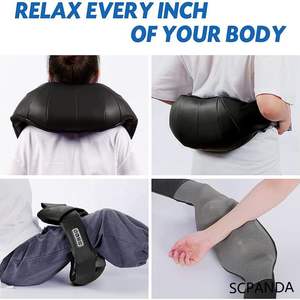 Acupresión eléctrica, masajeador de cuello y espalda, cuello, hombros, espalda y cintura, masajeador de calor corporal - Product Image 3