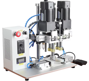 Máquina de sellado de escritorio semiautomática eléctrica comercial para botellas de plástico, latas rotativas, tapado para botellas de plástico - Product Image 5