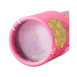 Caleidoscopio giratorio de tres secciones, juguete científico mágico para niños de 4 a 6 años, juguete educativo manual de papel con dibujos animados - Product Image 3