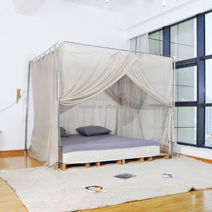 Moustiquaire carrée en fibre d'argent-Crée un environnement <span class=keywords><strong>de</strong></span> sommeil paisible, exempt <span class=keywords><strong>de</strong></span> CEM et d'insectes, efficacement - Product Image 2