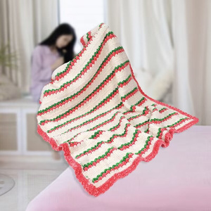 100g mềm nhung dày Chenille sợi Fluffy sang trọng chăn trẻ sơ sinh đan móc người mới bắt đầu bao gồm sợi Chunky mềm - Product Image 1