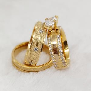 Anillos de boda de oro macizo de 14K de diseño personalizado, joyería fina nupcial de estilo clásico para parejas, regalo de compromiso de promesa para fiestas - Product Image 6