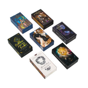 Nuevas Cartas de Tarot Hanshin Blue Moon Back Smith 2026, Impermeables, de Plástico con Lámina Dorada, 78 Piezas, Juego de Mesa con Caja a Color - Product Image 2