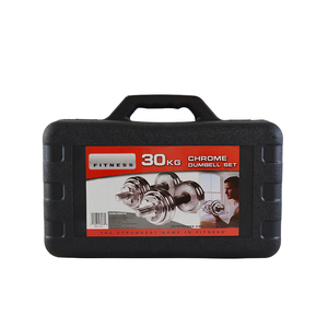 Chất Lượng Tốt Nhất Men Trọng Lượng Miễn Phí Sơn Đen 30KG Có Thể Điều Chỉnh Sơn <span class=keywords><strong>Dumbbell</strong></span> Đặt Cho Tập Thể Dục - Product Image 1