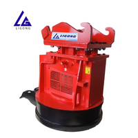 Aimant de levage hydraulique à 360° °   Accessoire de manutention de ferraille métallique certifié CE pour excavatrice de 3 à 15 tonnes