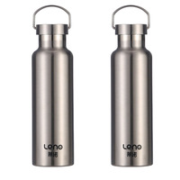 Botol air Stainless Steel, termos mulut lebar 750ml/1000ml, terisolasi vakum dinding ganda kustom untuk berkemah