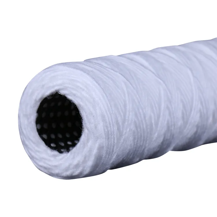 New 10 Inch 5 Micron Sediment Water Filter Cartridges Wire-Winding Polypropylene with Steel and Media Core String Wound Filter