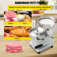 Machine manuelle écologique pour la fabrication de galettes de viande, de hamburgers et de tourtes à la viande, avec moules personnalisés pour bœuf et poulet