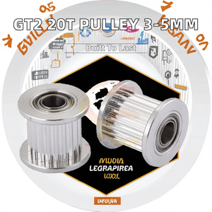 Compass GT2 20 Dişli Alaşımlı Zamanlama Kasnağı Delik 5mm 6mm Zamanlama Kayışı için Uygundur - Product Image 2