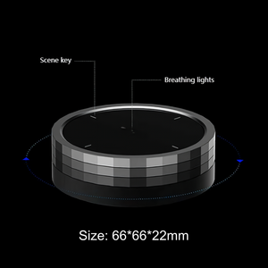 Tuya Zigbee Smart-Drehknopfschalter, kabellose Szenenfernbedienung mit LCD-Bildschirm, Aluminiumlegierung, Drehdimmer für Smart-Home-Automatisierung - Product Image 5