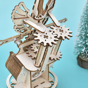 Boîte à musique éducative en bois 3D à assembler soi-même, Aile d'Ange, avec impression de logo personnalisée pour adultes et OEM - Product Image 6