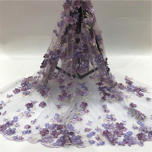 Высококачественная индийская Свадебная вышитая Цветочная сетчатая ткань мятно-зеленая синяя настраиваемая - Product Image 5