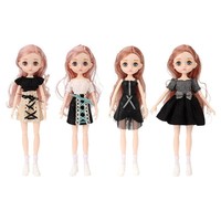 Poupées BJD chaudes pour filles enfants jouets 30cm poupées corps et tête avec vêtements doux Bjd 6 Points poupée commune pour les filles