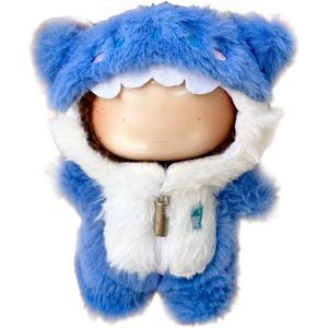 Zimomo Cute Shark Costume para muñecas 6,7 pulgadas (17cm) Accesorio de 1 pieza con temática marina para amigos de 18 años en adelante - Product Image 4