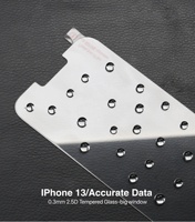 Protecteur d'écran en verre trempé 9H incurvé de 0.3mm Weview pour iPhone 14 Pro Max 13 12 Pro Max Accessoire de téléphone portable