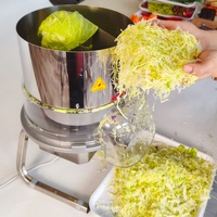 Cortadora de Repollo Eléctrica Automática Profesional CXCO, Rebanadora de Vegetales de Acero Inoxidable Ajustable de 1-8 mm para Tiendas de Delicatessen