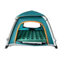 Tente de camping imperméable à gonflage rapide pour couples, en tissu Oxford, double couche, protection solaire, pliable, portable, pour 2-3 personnes