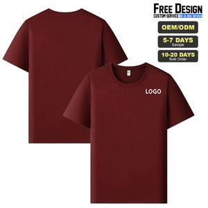 T-shirt unisexe personnalisé en mélange modal, coton et polyester, col rond, anti-boulochage, évacuation de l'humidité, impression par transfert thermique - Product Image 4