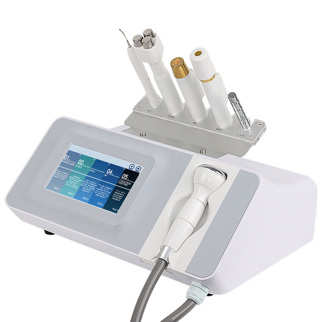 Wholesale Portable Multi-Functional Six in One Anti-Aging Face Slimming Beauty Equipment Customized Logo for Face Lifting