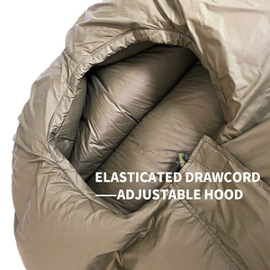 Saco de Dormir Táctico Tipo Momia Versátil para Todo Clima, con Cubierta Exterior de Microfibra Altamente Resistente al Viento - Product Image 4