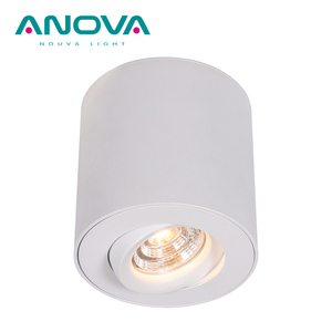 ไฟสปอร์ตไลท์ LED แบบติดตั้งบนพื้นผิว IP44 หมุนได้ 360 องศา 8W DTW 2000K-3000K หรี่แสงได้ด้วย Triac ไฟดาวน์ไลท์ LED ติดเพดาน - Product Image 1