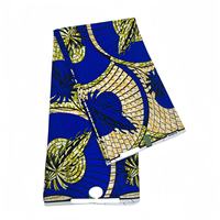 Kain Cetak Lilin Afrika 100% Katun Desain Afrika Capulana Ankara Pagne Batik Nigeria Kain Lilin Tissu Afrika
