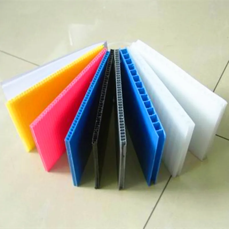 Corrugated Plastic Sheet , fluted polypropylene board PP hollow sheet
