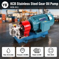 KCB 33.3 Selbstansaugende Zahnradölpumpe 33,3 LPM 1,45 MPa 2,2 KW 304 Edelstahl Zahnrad Chemikalienbeständige Schmierpumpe