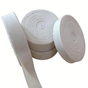 Ruban de liaison en coton tissé uni <span class=keywords><strong>isolant</strong></span> électrique, ligne rouge, sergé chevron, pour moteurs et transformateurs - Product Image 3