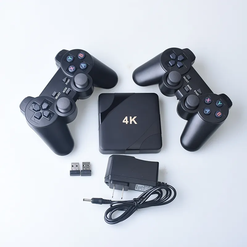 Игровая приставка под заказ, 10000 + игр, Linux, Android, 4K, HD, ТВ, ретро, игровая консоль с беспроводным контроллером