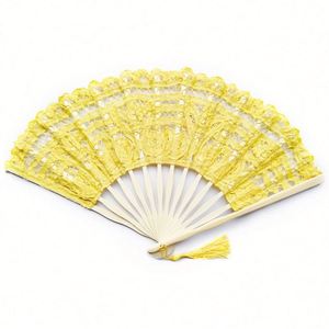 Abanico de Encaje Personalizado para Bodas y Baile, Suministro Directo de Fábrica - Product Image 5