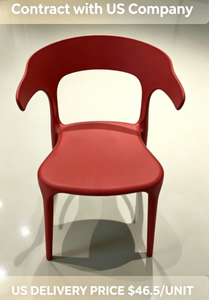 US delivery price Modern Diversity color Plastic <b>Dining</b> <b>Chair</b> With Curved Backrest Stackable LIGHTWEIGHT Commercial Furniture - Product Image 6