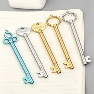 Penna a Sfera Creativa a Forma di Chiave Retrò, Penna per Esami Studenteschi, Cancelleria Portatile per Scuola e Ufficio con Logo Personalizzato - Product Image 2