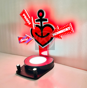 Supporto per vino in acrilico luminoso ricaricabile personalizzato portabottiglie di servizio VIP Presenter glorificatore Display Ace vanga <span class=keywords><strong>Astra</strong></span> - Product Image 2