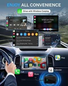 อะแดปเตอร์ CarPlay แบบไร้สาย Fuallwin เชื่อมต่อได้หลายอุปกรณ์ รองรับการเชื่อมต่อแบบไร้รอยต่อ แปลงจากแบบใช้สายเป็นไร้สาย รองรับ Wi-Fi แบบดูอัลแบนด์ ไม่มีอาการหน่วงเวลา รองรับ <span class=keywords><strong>IOS</strong></span> - Product Image 4