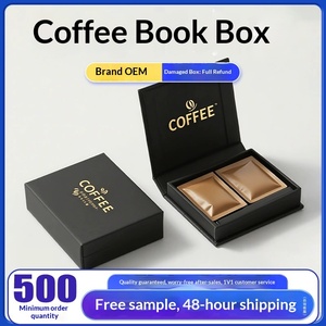 กล่องของขวัญกาแฟแบบหนังสือพิมพ์ลายตามสั่ง พร้อมหูหิ้วและฝาเปิด-ปิด สำหรับของที่ระลึกสุดหรู - Product Image 5