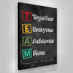 Millionaire Vision Motivational Wall Art Office Decor Home Living Room Canvas Print tipografia impresa Art frame Sign - Product Image 1