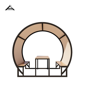 Custom Outdoor Event Tent With <b>Table</b> Chair Waterproof Easy Setup Other Tent Luxury Camping Tent for Restaurant Lounge Cafe Round - Product Image 2