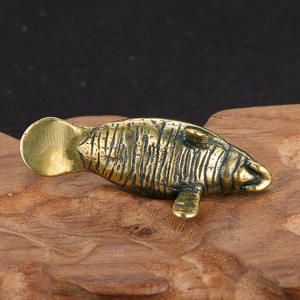 Изготовление старых латунных бронзовых украшений морского льва, украшения для рабочего стола - Product Image 6