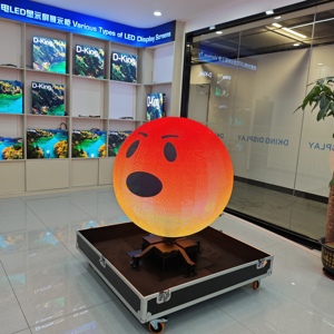 Panel LED Esférico P2.5 de 1m, Precio de Fábrica, Personalizable, Alto Brillo, Pantalla Publicitaria de Marca - Product Image 2