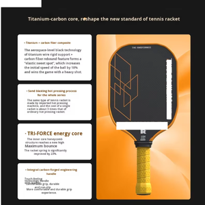 Nouveau <span class=keywords><strong>Devis</strong></span> 16mm T700 en <span class=keywords><strong>fibre</strong></span> de carbone nid d'abeille, raquette de pickleball hybride haut de gamme professionnelle en <span class=keywords><strong>fibre</strong></span> de titane, homologuée USA - Product Image 3