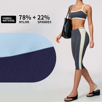 Bra Olahraga 2 Warna Kontras Model Strappy Back untuk Pilates Yoga, Menyerap Keringat, Bernapas, Sensasi Telanjang, Langsung dari Pabrik Grosir