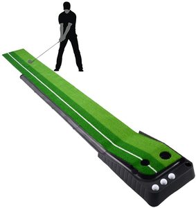 Tapete de Práctica de <span class=keywords><strong>Golf</strong></span> Portátil para Interiores y Exteriores, Resistente, con Retorno Automático de Pelotas, Gran Venta - Product Image 1