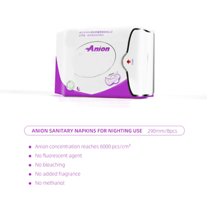 Toallas Sanitarias Femeninas con Aniones, Productos de Higiene Íntima para Mujeres, Toallas para el Periodo Menstrual - Product Image 3