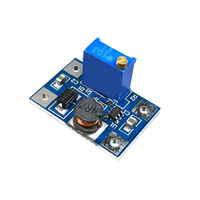 Modul Konverter DC-DC 2-24V ke 2-28V Step Up, Modul Catu Daya DC Step Up Boost Converter 2A SX1308