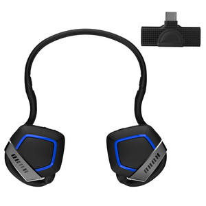 <span class=keywords><strong>Auriculares</strong></span> inalámbricos para videojuegos de 2,4 Ghz, con transmisor tipo C, banda para el cuello plegable para teléfonos inteligentes, PS5, PS4, <span class=keywords><strong>PC</strong></span>, Switch - Product Image 1